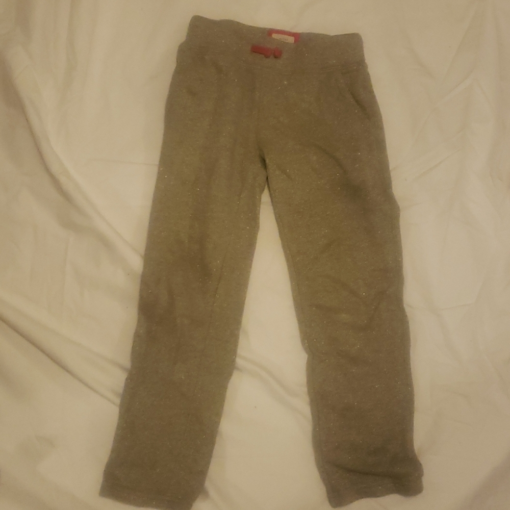Mini Boden Grey shimmery jogging pants